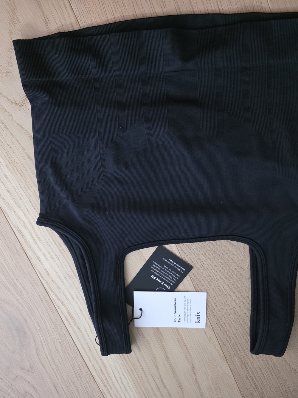 BNWT Knix Black Good To Go Seamless Tank Top